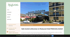 Desktop Screenshot of pfefferhoehe.de